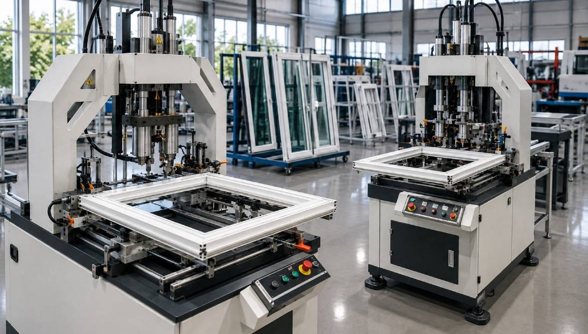 Regular and Seamless PVC Door & Window Welding Machines