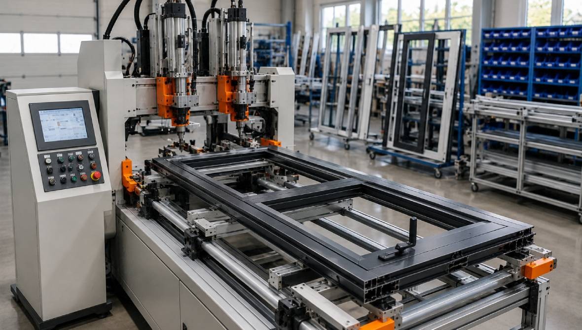 Aluminium Door Making Machine